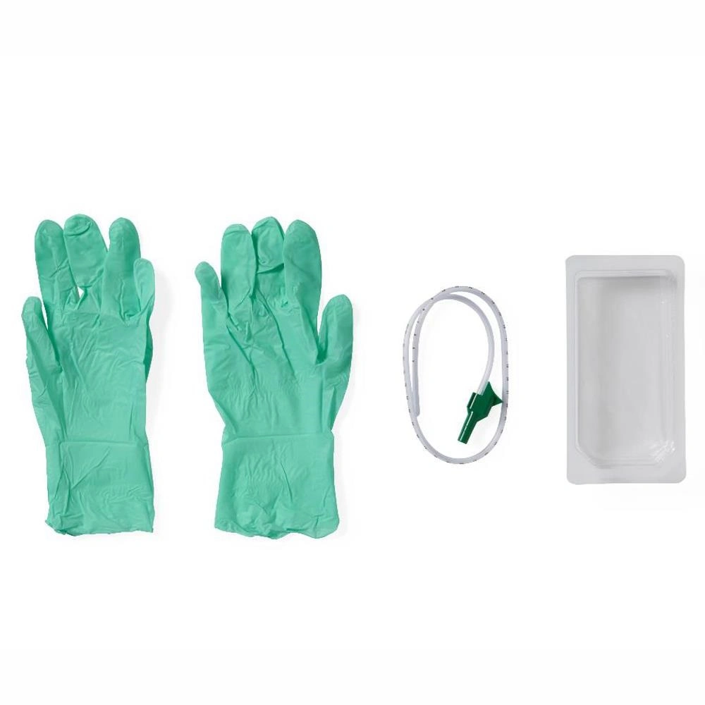 Thumb Control Connector Disposable Medical Sterile Suction Catheter Kit