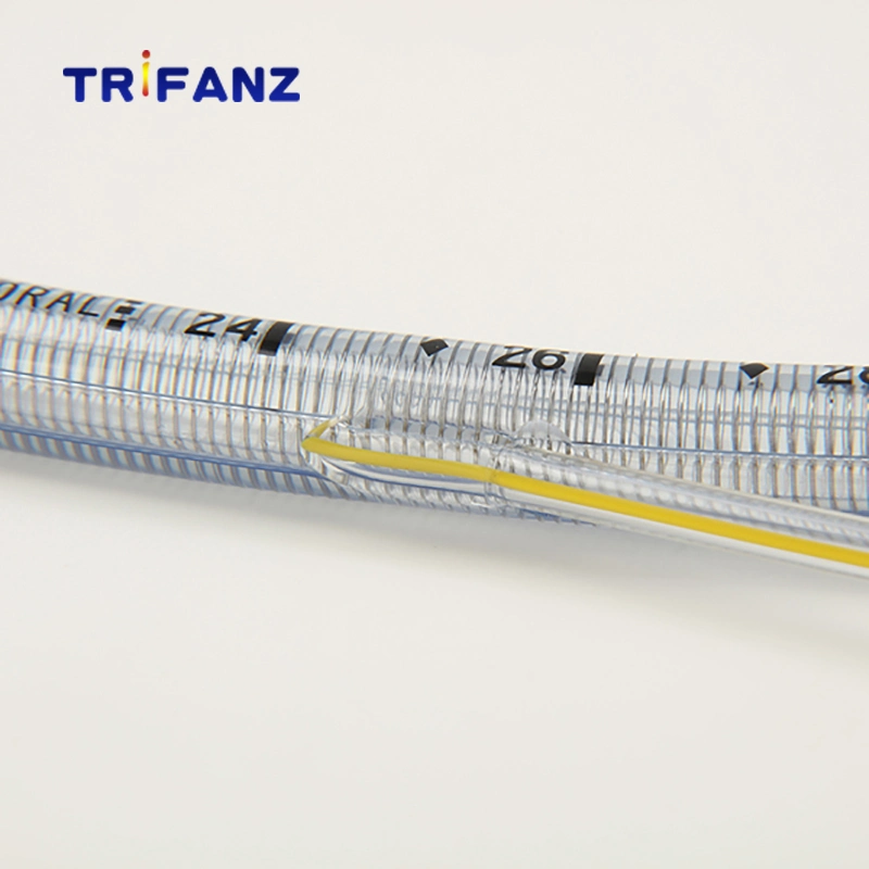 Disposable Reinforced Endotraheal Tube Suction Plus Tracheal Tube with Evacuation Lumen