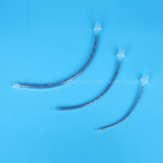 Reinforced Armored Endotracheal Tube Murphy Eye Airway Tube Medical Material Supply Disposable Oxygen Tube Tracheal Tube Whole Sale China