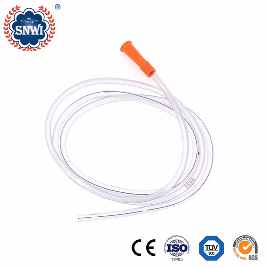 Catéter cerrado disponible médico de la succión del control del dedo del PVC
