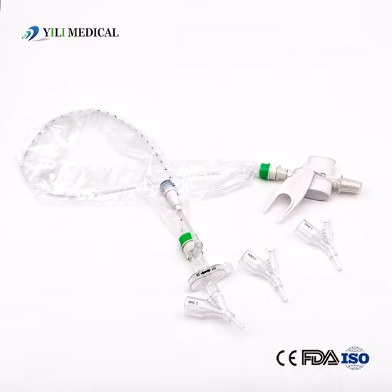 Catéter de succión cerrado para uso desechable