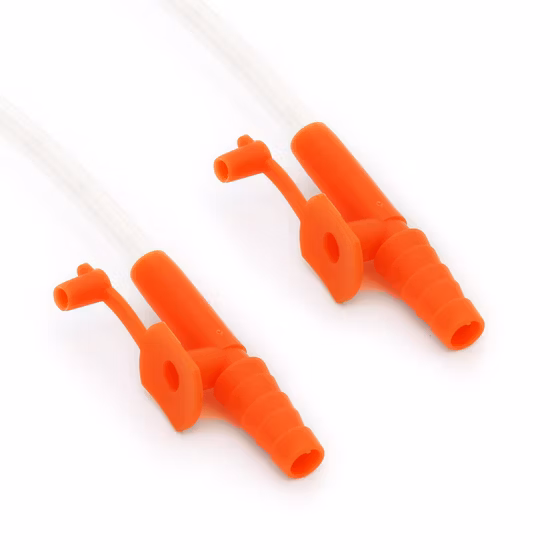 Catéter de succión de PVC médico desechable con tipo Y