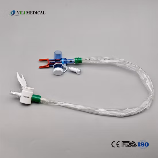Catéter de sistema de succión cerrado de producto médico desechable (L