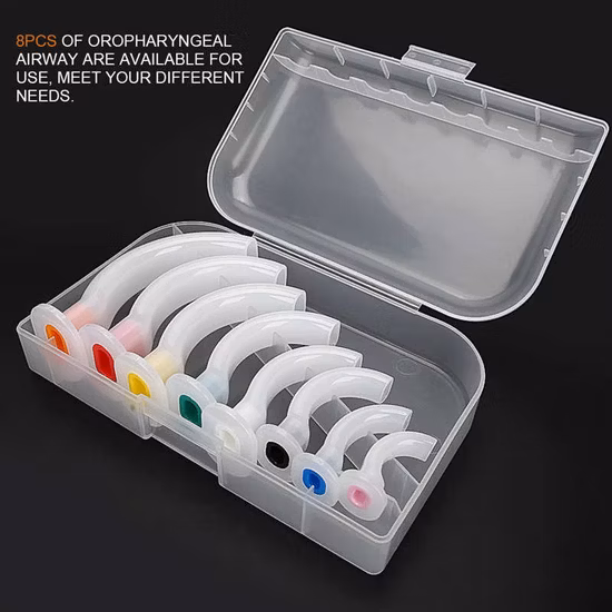 Kit bucal de vía aérea, tubo de primera emergencia, cuidado de inserción, ayuda de silicona, herramienta orofaríngea para la salud, boca, Nasofaríngea Nasal