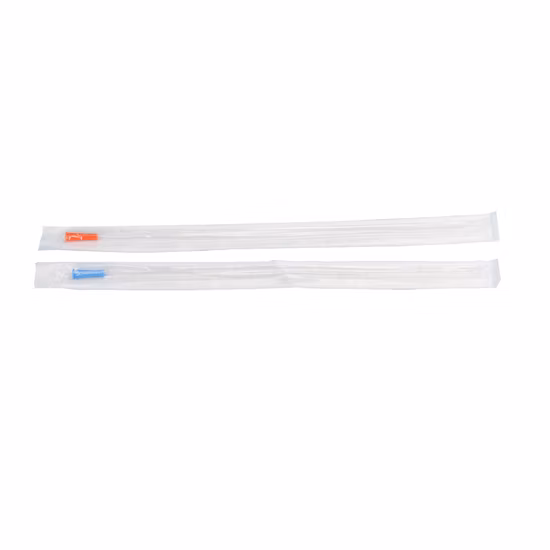 Catéter de succión de PVC cerrado de muchos colores aprobado por Ce e ISO