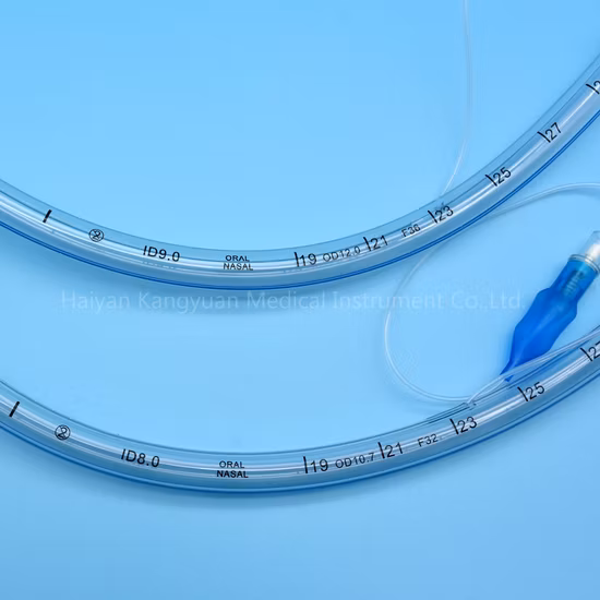 Fabricante de tubo endotraqueal estándar con manguito Murphy Eye