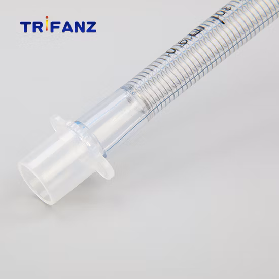 Tubo endotraheal reforzado desechable de succión más tubo traqueal con luz de evacuación