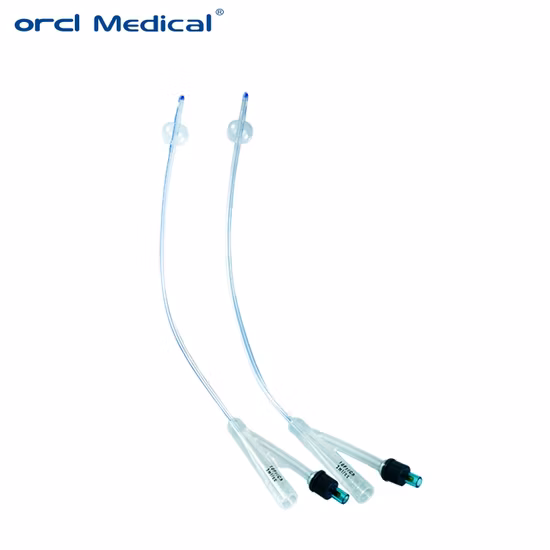 Catéter urinario disponible pediátrico femenino intermitente de los catéteres masculinos del silicón estéril de la succión Foley